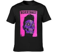 Morrissey Day of The Dead T-Shirt Men's Black Tee Short Sleeve O Neck Tee Men's T-Shirts