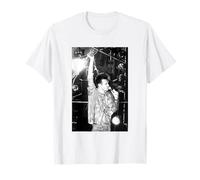 Morrissey Live With Flowers The Smiths By Stephen Wright T-Shirt