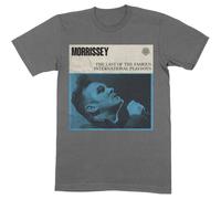 Morrissey Men's International Play T-Shirt in Charcoal | Size: Small Morrissey Charcoal S