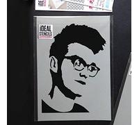 Morrissey The Smiths Stencil | Wall Painting Stencil | Paint Bespoke finishes to Many Items/Surfaces | Home Decor Art Craft Decorating | Reusable (M/ 25X34CM)