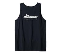 Morro Bay California Surfer (Vintage White/Back) Surf Tank Top
