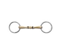 Mors 2 rings for horse double jointed solid Waldhausen Cupris