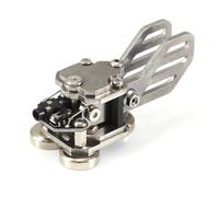 Morse Code Experiment Kit, Telegraph Key Manual CW Practice Tool, Adjustable Magnetic Force, Ambidextrous Design (Enhanced Version)