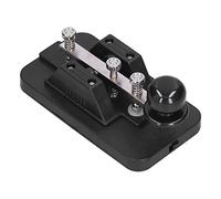 Morse Code Key with Buzzer, Portable Telegraph Practice Straight Key for Amateur Radio Training, Morse Code Learning Tool for Beginners and Hobbyists