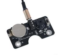 Morse Code Practice Device with LED Light and Sound for CW Key Training(A)