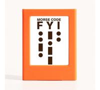 Morse Code Reference Points Lines Magnetic Photo Picture Frame Holder 3 Inches