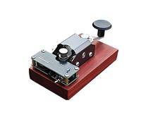 Morse Code Telegraph Key, Professional CW Key with Sound and Light Reminder, 3.5mm Jack for Beginners