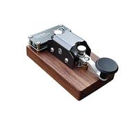 Morse Code Telegraph Key with Sound and Light Reminder, 3.5mm Jack, Perfect for Beginners Learning CW