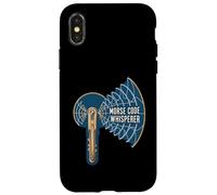 Morse Code Whisperer Ham Radio Operator CW Case for iPhone X/XS