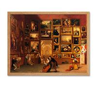 Morse Gallery Louvre Paris Painting Art Print Framed Poster Wall Decor 12x16 inch
