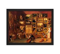 Morse Gallery Louvre Paris Painting Large Framed Art Print Poster Wall Decor 18x24 in