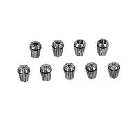Morse Taper Connecting Shaft, Carbon Steel ER25 Spring Clamps Set Exquisite Workmanship High Efficiency Safe with Wrench for Lathe for Machine Tool(MTB3-ER25-M12)