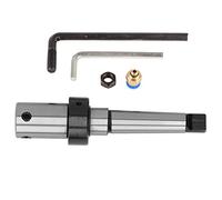Morse Taper Drill Tool | MT3-19.05mm Internal Cooling Arbor for Electromagnetic Drills/Lathes | Industrial Annular Cutter with Coolant Flow | Sturdy Steel Construction