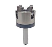 Morse Taper Lathe Chuck, MT2-125 Fix Type Flange Include 4 Jaw Independent K72-125