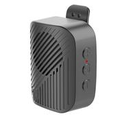 Morseatooke Wearable Bluetooth Speaker Magnetic Clip Portable Handsfree Calling 50 Hours Long Battery Life Ideal Gift for Dads Perfect for Cycling Running Worksites Wireless Sound Experience