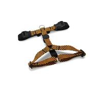 MORSO® 5 Point Adjustable H-Harness for Medium/Large Dogs, Orange and Black, Size L