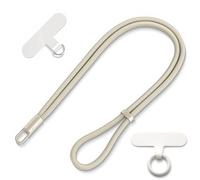 MORSUNBELA Long Mobile Phone Lanyard Long Phone Strap, Adjustable Phones Charm Wrist Strap for Camera, Anti-Lost Lanyard for Mobile Phones Cameras Keys Bags - Camel