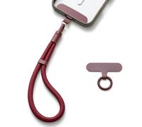 MORSUNBELA Mobile Phone Lanyard, Adjustable Phone Wrist Strap, Anti-Lost Lanyard Wrist Strap for Mobile Phones, Keys, Bags - Red