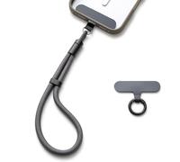 MORSUNBELA Mobile Phone Lanyard, Adjustable Phone Wrist Strap, Anti-Lost Wrist Strap for Mobile Phones, Cameras, Keys, Bags - Grey