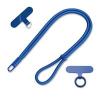 MORSUNBELA Phone Lanyard, Phone Strap Crossbody, Adjustable Neck Strap Compatible with Most Phones Case, Key Lanyard and more, Blue