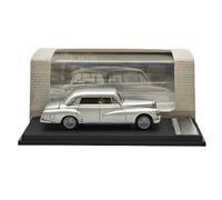 Mortal 1:64 Vintage TYP 300D CABRIOLET W189 Retro Alloy,8.1x3.1x1.6cm,Limited 499, Magnetic Front,Open Rear,Engine Details,Roof Accessory Diecast Toys Car Model Gifts (Silvery-V298)