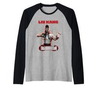 Mortal Combat Merch Liu Kang for The Shaolin Raglan Baseball Tee