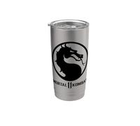 Mortal Kombat 11 Black Dragon Logo Stainless Steel Insulated Tumbler