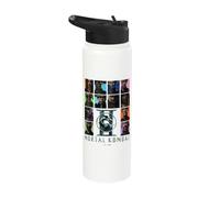Mortal Kombat 2 Character Squares Stainless Steel Insulated Water Bottle