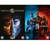 Mortal Kombat 2 Film Collection DVD - Mortal Kombat DVD 2021 / Mortal Kombat 2 DVD 2026 - Mortal Kombar 1-2 Collection DVD