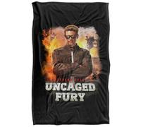 Mortal Kombat 2 Johnny Cage Uncaged Fury Blanket Multicoloured (152Cm X 127Cm)