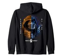 Mortal Kombat 2 Scorpion Bi-Han Mortal Enemies Zip Hoodie