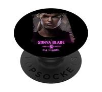 Mortal Kombat 2 Sonya Blade Portrait PopSockets Adhesive PopGrip