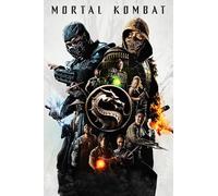 Mortal Kombat (2021) V2 Movie Poster Framed or Unframed Glossy Poster (A4-210 × 297 mm Unframed)