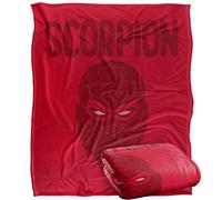 MORTAL KOMBAT 9 Blanket, 152 x 127 cm Scorpion Icon Silky Touch Super Soft Throw Blanket