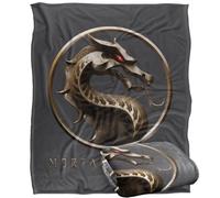 Mortal Kombat Movie Logo Silky Touch Super Soft Throw Blanket 152 X 127 Cm