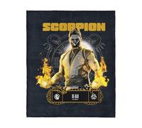 Mortal Kombat Silk Touch Throw Blanket - Scorpion Bi-Han, Ultra-Soft Fleece, Plush & Lightweight, 50 x 60