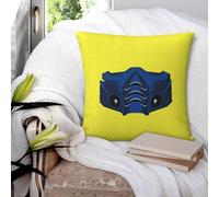 Mortal Kombat Sub-Zero Square Pillowcase Cushion Cover Pillow Case Throw Pillow Cover for Home Bedroom Car