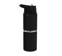 Mortal Kombat X Horizontal Logo Stainless Steel Insulated Water Bottle