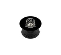 MORTALITAS Raven Skulls and Foxgloves Gothic Etching PopSockets Adhesive PopGrip