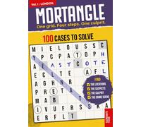 MORTANGLE - Investigations in London: A Crossword, Word Search and Anagram on One Grid | 100 Crime Cases to Solve | Volume 1