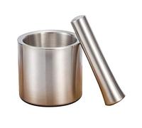 Mortar and Pestle Kitchen Utensil Set, Stainless Steel Spice Grinding Bowl, Pill Crusher, Kitchen Accessory