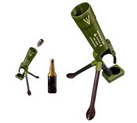 Mortar Bottle Opener for 2.36in Base Bottles, Automatic Push Down Beer Opener, Hands Free Quick Cap Removal Tool for Soda Drinks, Novelty Bar Accessory for Home Party Camping Funny Gift for Men