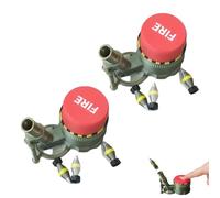 Mortar Launcher Playset,Push Tyre Mortar Launcher,Air Slam Launchers Play Set with Target & 4 Projectiles Launches Over 20ft High,Fun Outdoor Activity for Boys, Girls & Adults (AA#)