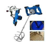 Mortar Mixer, 2600W Anti-Slip Handheld 6-Speed Electric Mixer for Stirring Plaster Mortar Paint Cement Grout Mix Stirrer Paddle Mixer