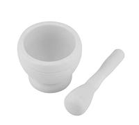 Mortar Pestle Set, Manual Garlic Grinder Spices Herbs Mortar Pestle Set Handmade Marble Mortar and Pestle for Home Kitchen(White)