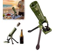 Mortar Style Automatic Beer Bottle Opener, Push Down Quick Cap Opener, Hands Free Soda Beverage Remover Tool, Bar Accessory for Home Party Camping Funny Gift for Him