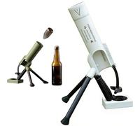 Mortar Style Automatic Beer Bottle Opener, Push Down Quick Cap Opener, Hands Free Soda Beverage Remover Tool, Bar Accessory for Home Party Camping Funny Gift for Him