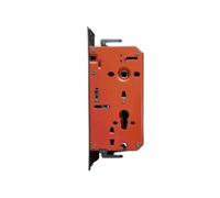 Mortice Door Lock High Security 30 * 240 Mechanical Orange Lock Body Anti-Theft Door with Hook Bearing Copper Tongue Stainless Steel Universal(with Hook)