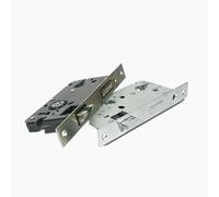 Mortice Lock, 1 Piece Metal Lock Body Without Keys for Interior Exterior Doors Left Right Hand(A)