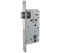 Mortice Lock 7250 Mute Stainless Steel Plate Silent Mortise Lock Body Anti Door Latch for Interior Door Handles Mortise Locks(Mute Style_72MM_72 X 50MM)